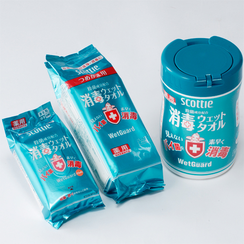scottie 消毒ウェットタオル ウェットガード